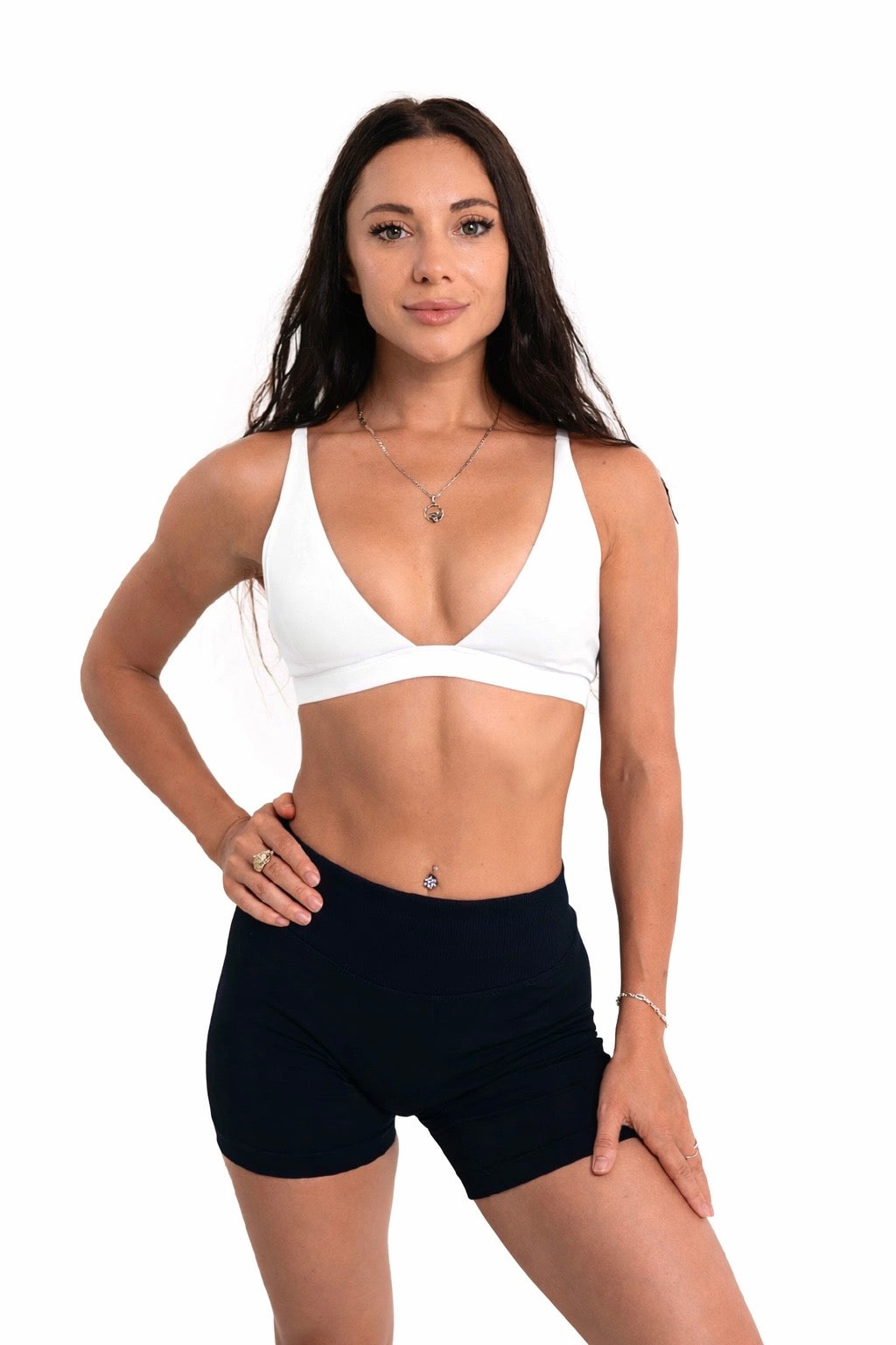 FORM CROP - WHITE