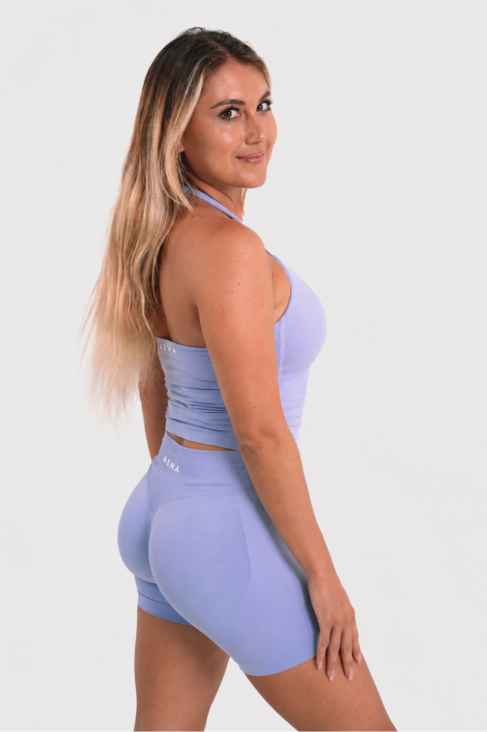 Contour Halter Neck - Pastel Purple