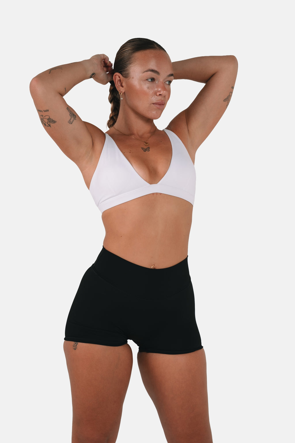 Form Crop - White