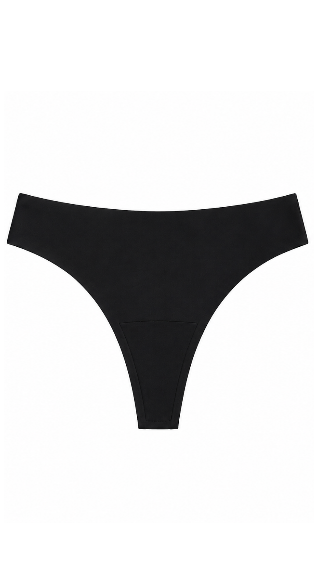 Camel Toe Proof Seamless Underwear - Black