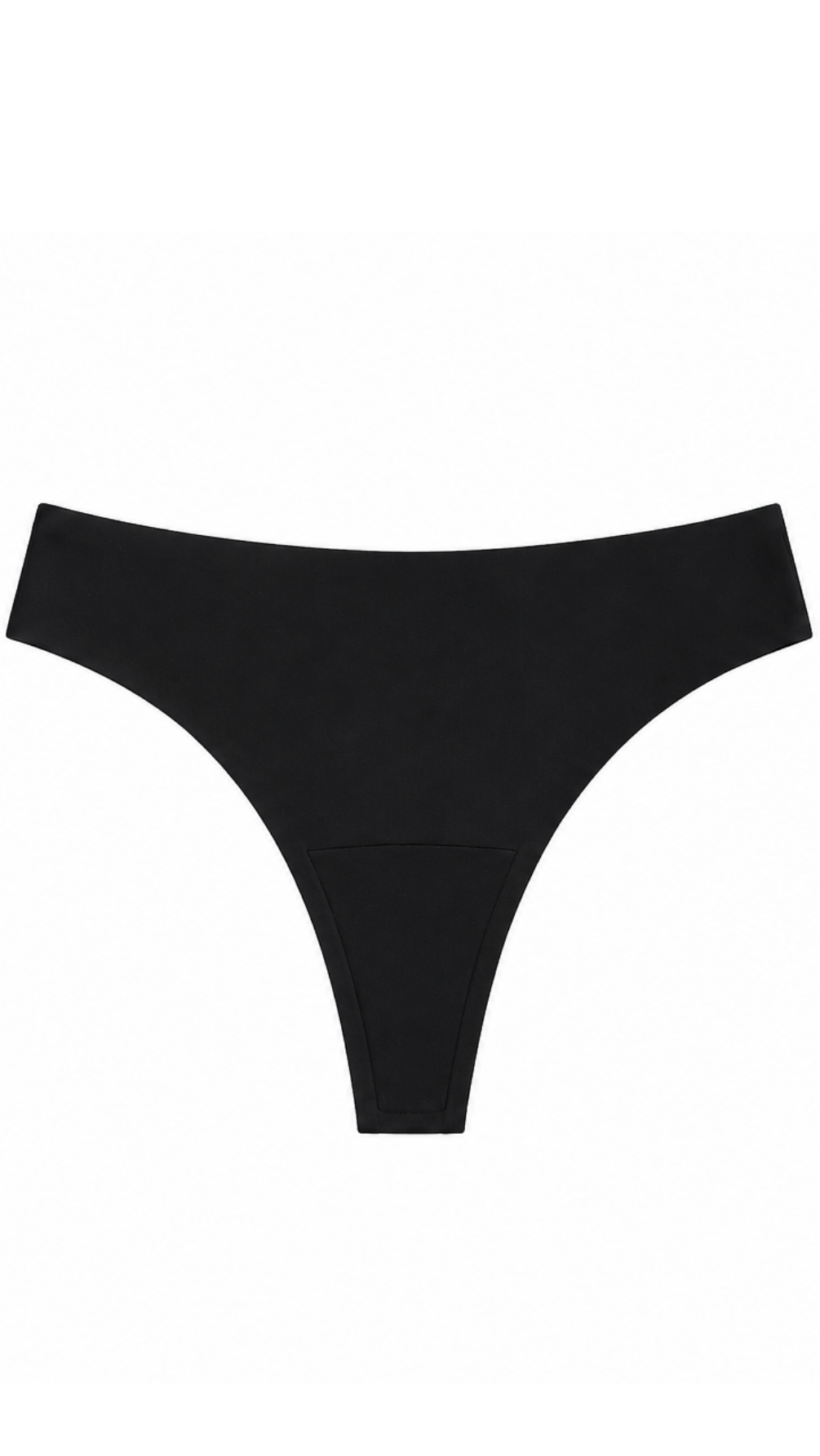 Seamless Camel Toe Proof Underwear - Black